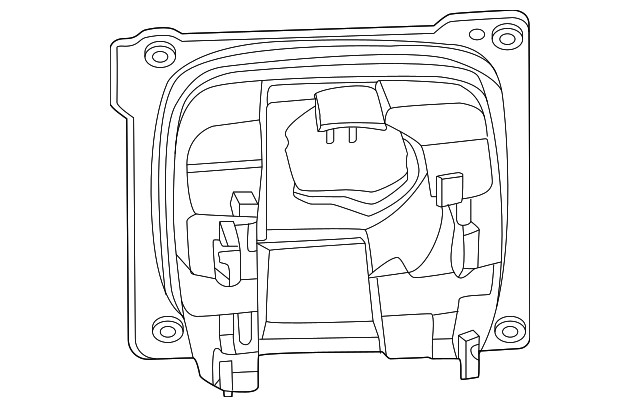 Genuine Ford Blind Spot Detection System Warning Sensor Bracket PC3Z-14D189-H