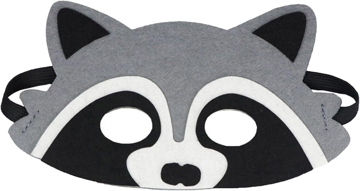 Jtnohx Felt Animal Masks, 10 Pcs Halloween Mask for Kids, Animal Costume for Bir
