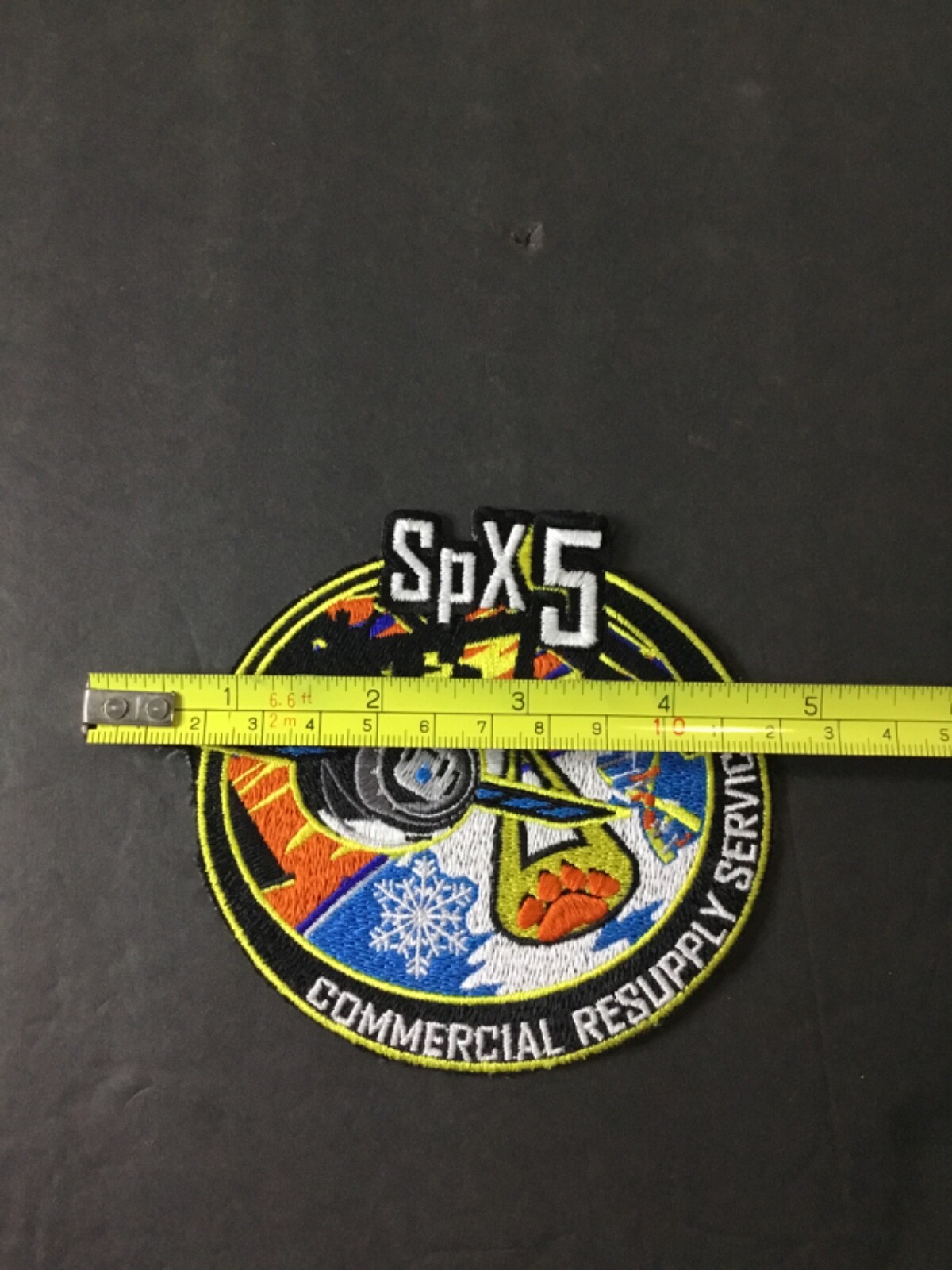 Commercial Resupply Services SpX5 NASA Cloth Patch