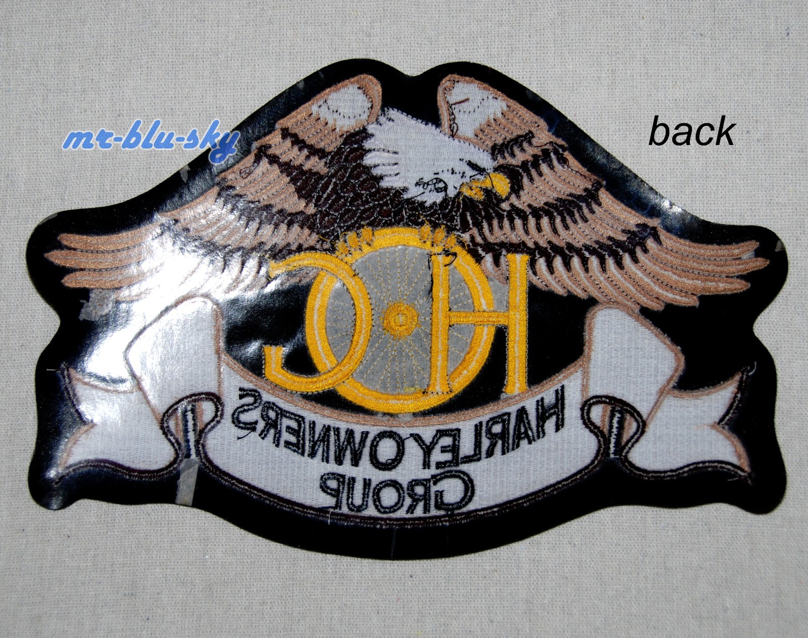 Vintage ~ Small Heritage Eagle Patch ~ Harley Davidson Owners Group H.O.G.