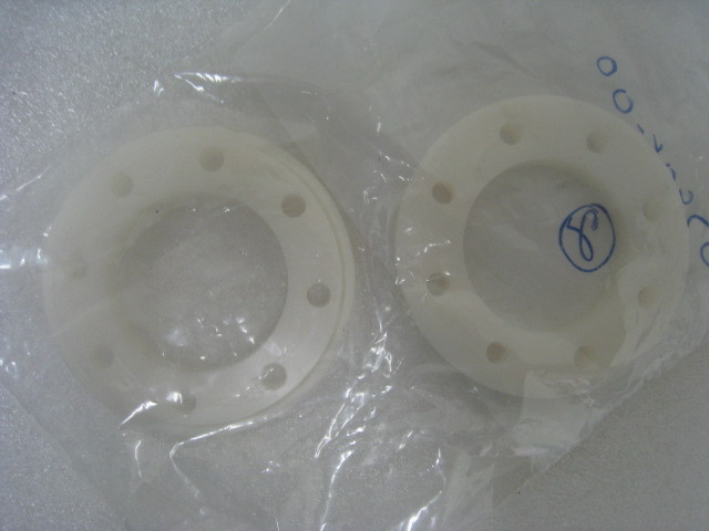 Lot of 2 Insulators, 507808-00, 110-54, Teflon or Nylon, 415203