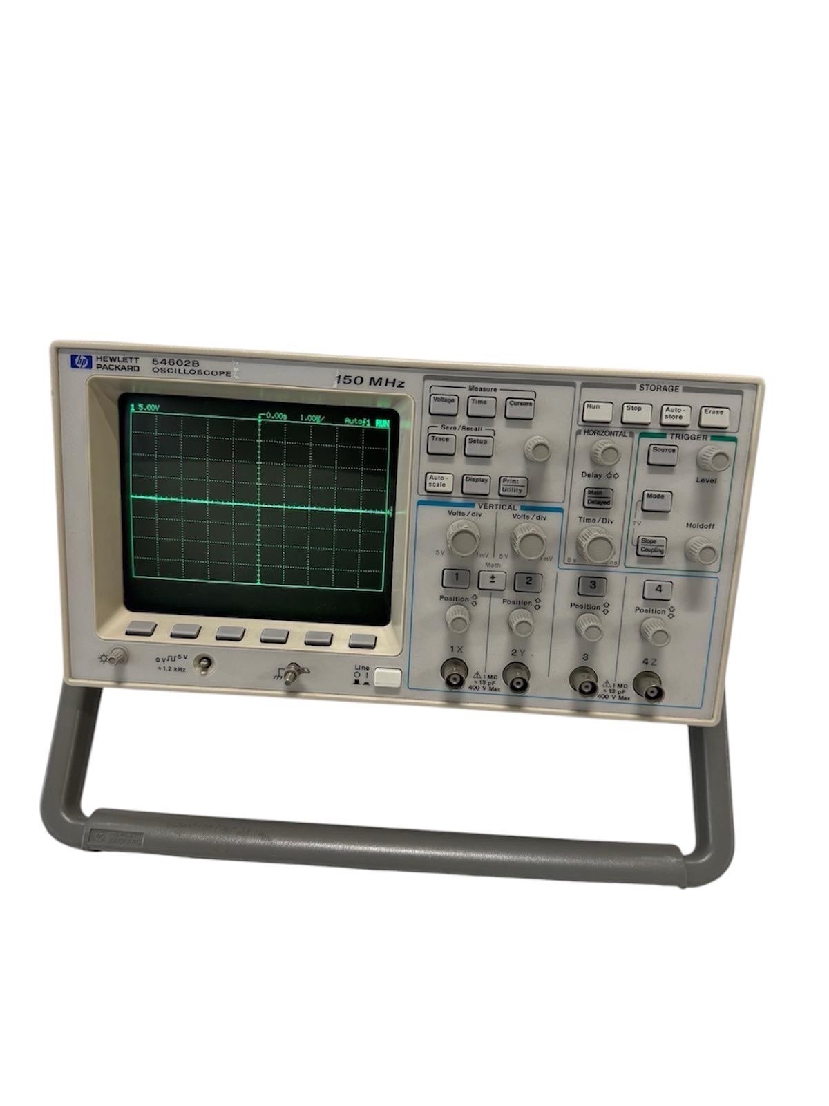 HEWLETT PACKARD (hp) 54602B OSCILLOSCOPE With Module AGILENT 54657A