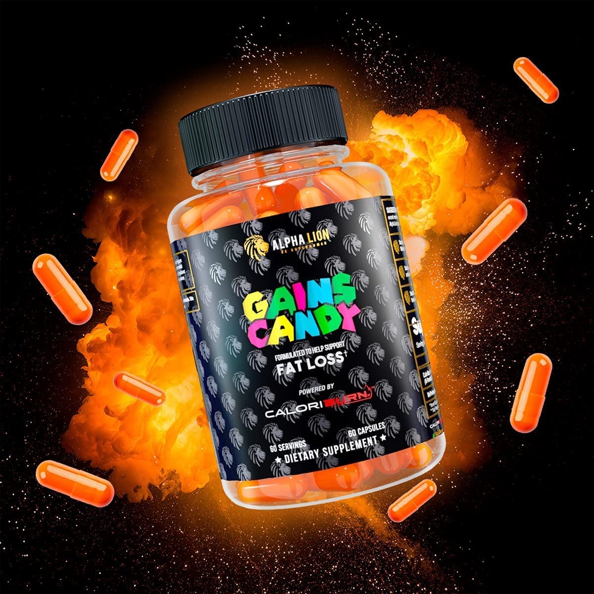 Alpha Lion Gains Candy CaloriBurn Performance/Endurance 60 Capsules
