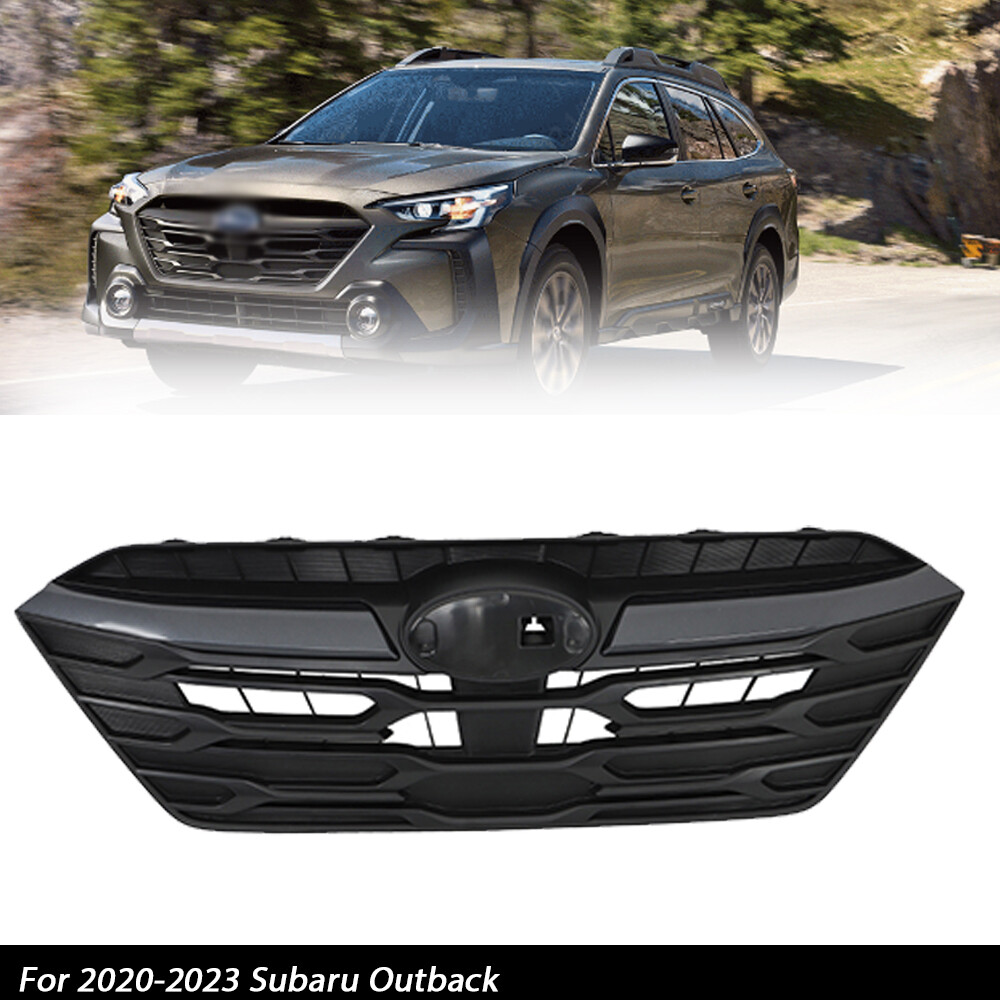 Fits For Subaru Outback 2020-2023 Full New Black Front Upper Grill W/Camera Hole