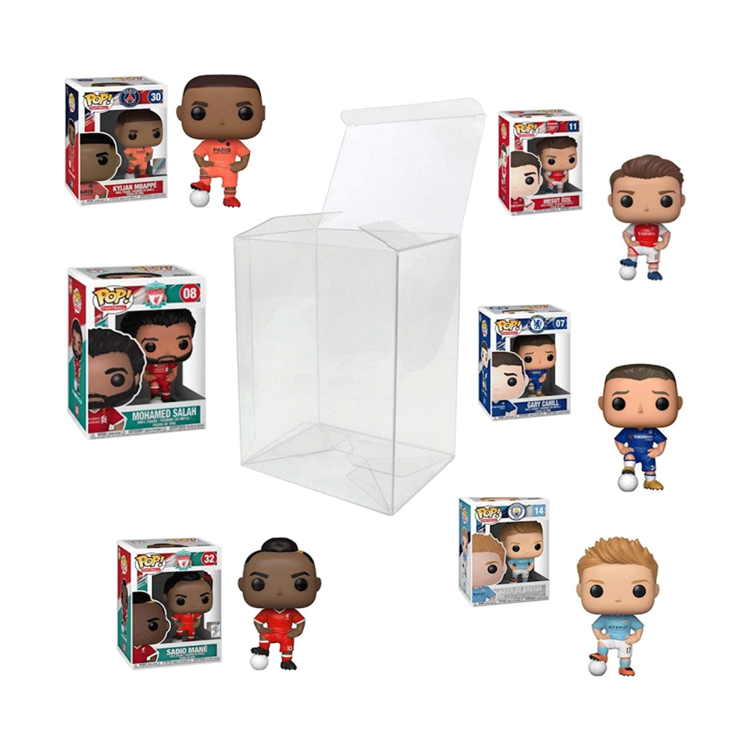 Pop Protector Compatible with 4" Funko POP! Figures Clear Pop Case Display Box