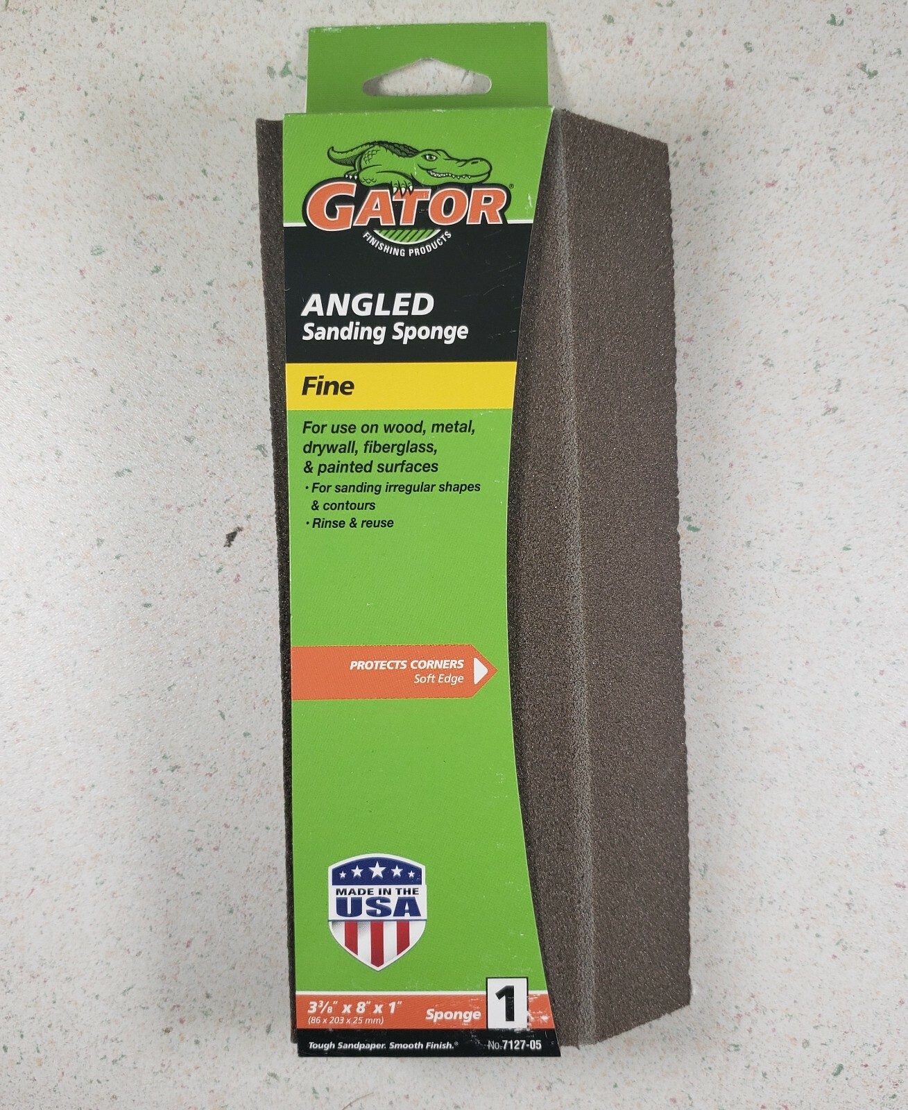 Industrial, Gator, 8", Fine Grit, Single Angle Drywall Sanding Corner Sponge NEW