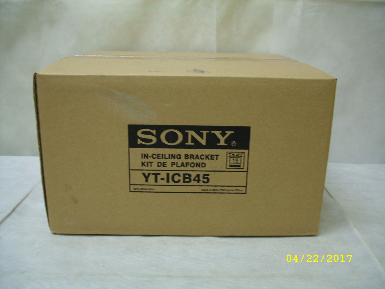 SONY YT-ICB45 IN-CEILING MOUNT BRACKET FOR SONY DOME SURVEILLANCE CAMERA - NIB
