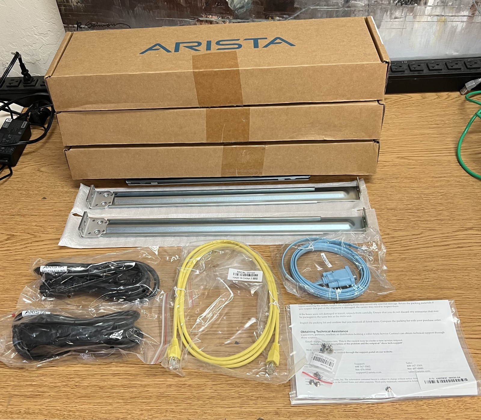 Arista KIT-7000 RACK KIT= 4-Post RAIL DCS-7048T 7050S