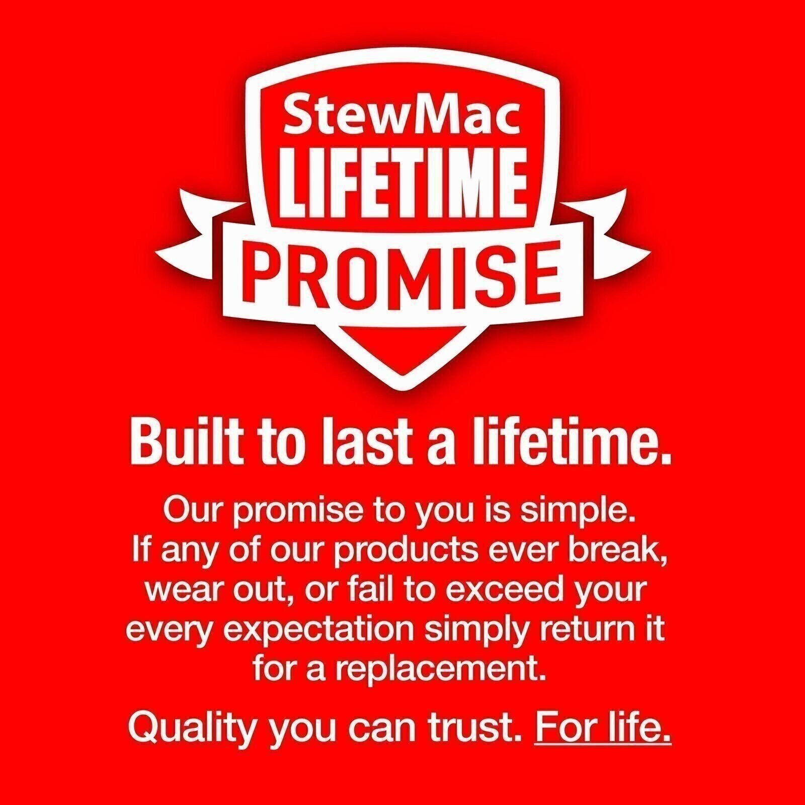 StewMac Bleached White Bone Nut, For Fender, 7-1/4" Radius