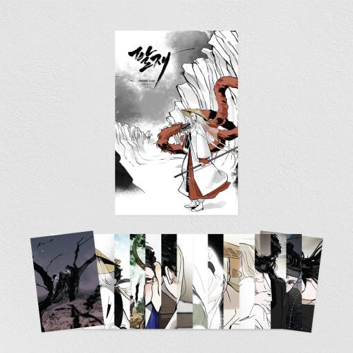 Webtoon MD [ Paljae, Child of Winter 팔재 ] Postcard Package 엽서 패키지 (OFFW161)