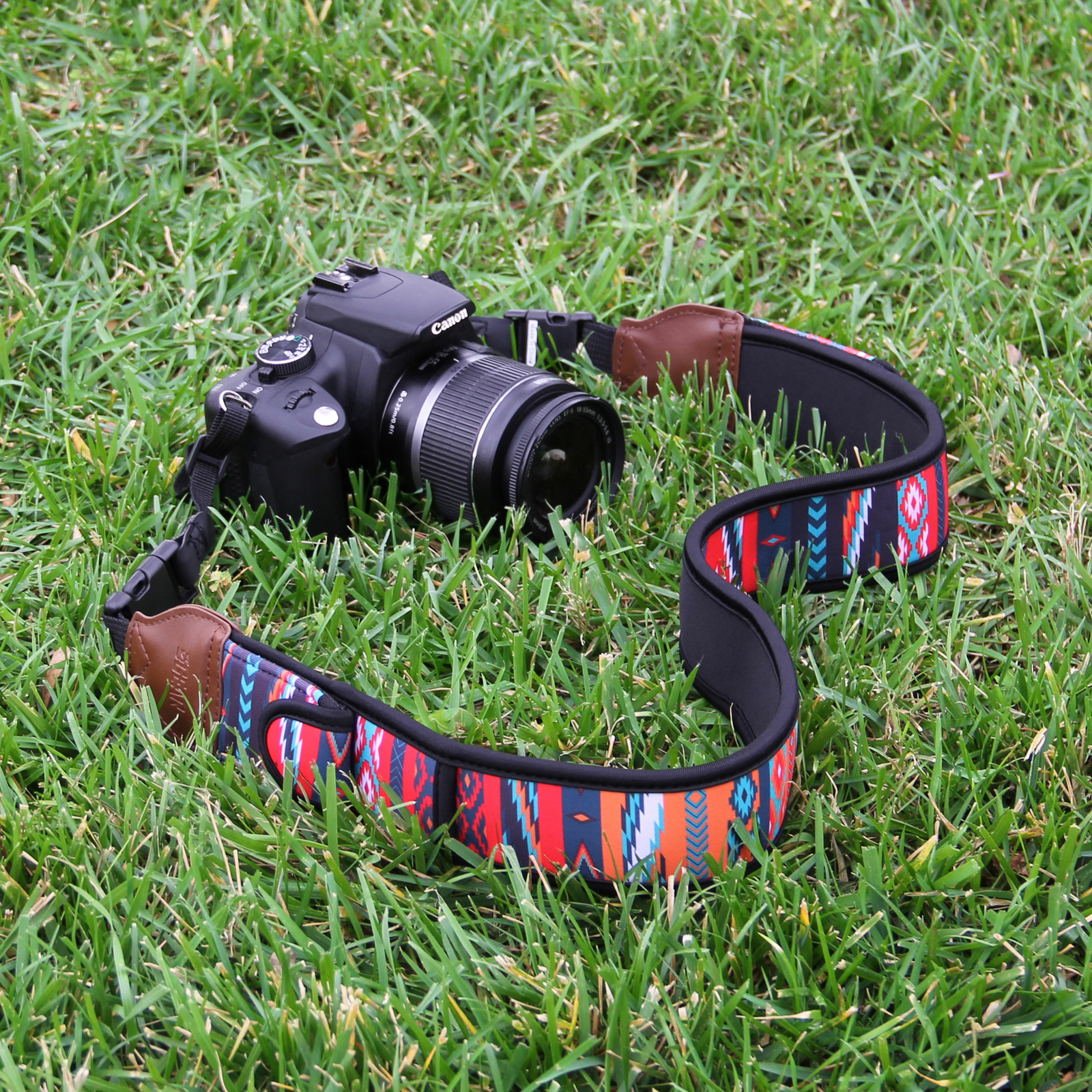 Camera Neck Strap with Accessory Storage Pockets