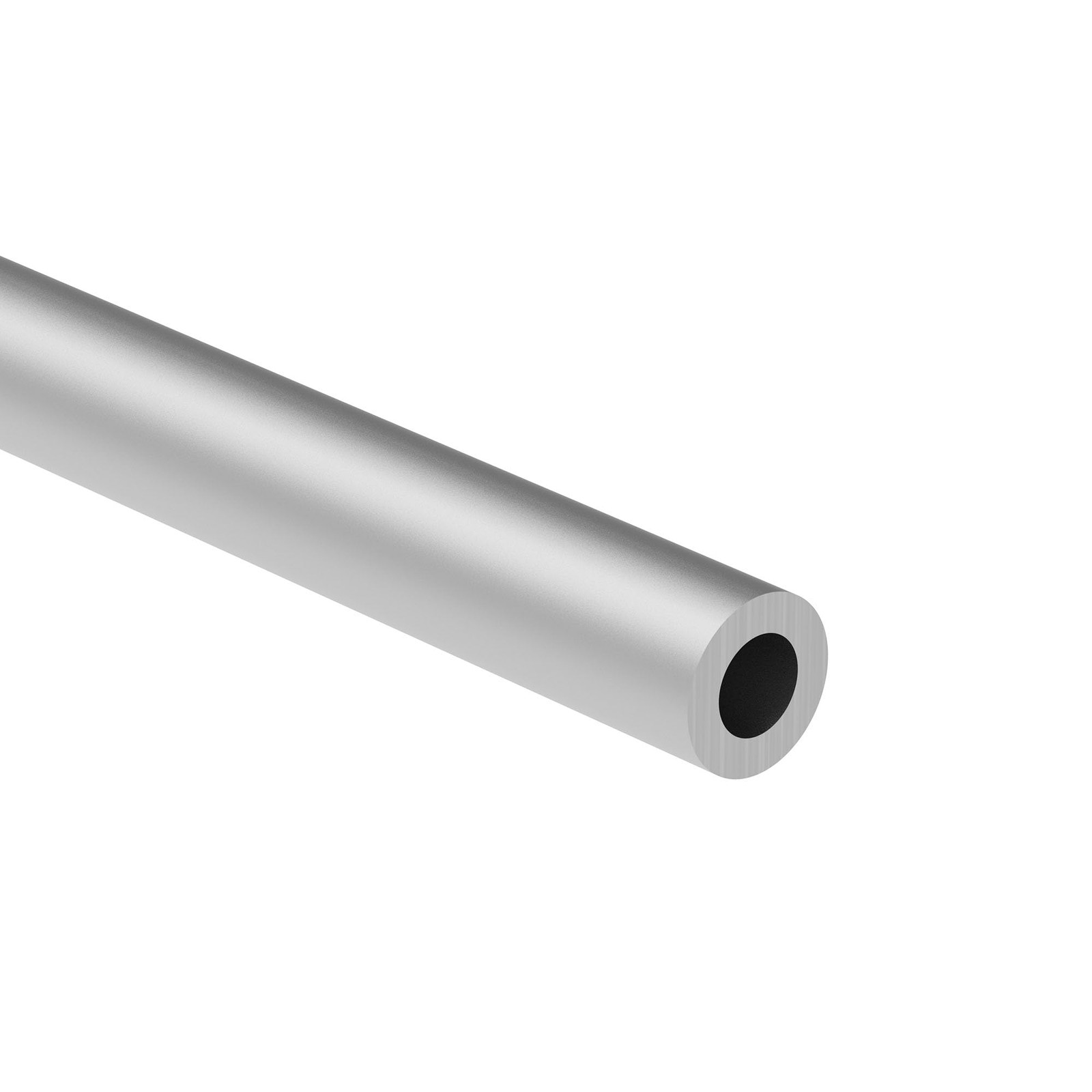 6063 Aluminum Round Tube 20mm OD 16mm ID 300mm Length Seamless Aluminum Strai...