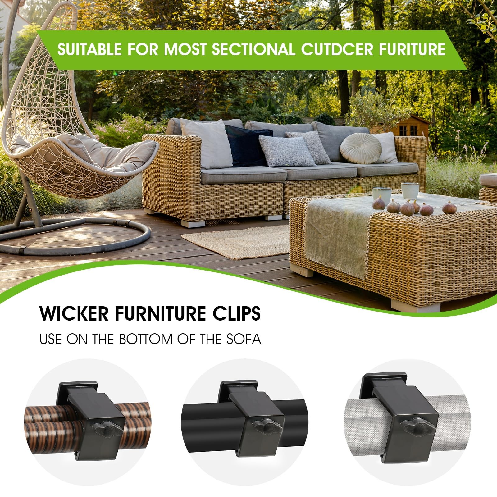 Adjustable Outdoor Furniture Clips Patio Sofa Clips,Sectional Sofa Furniture ...