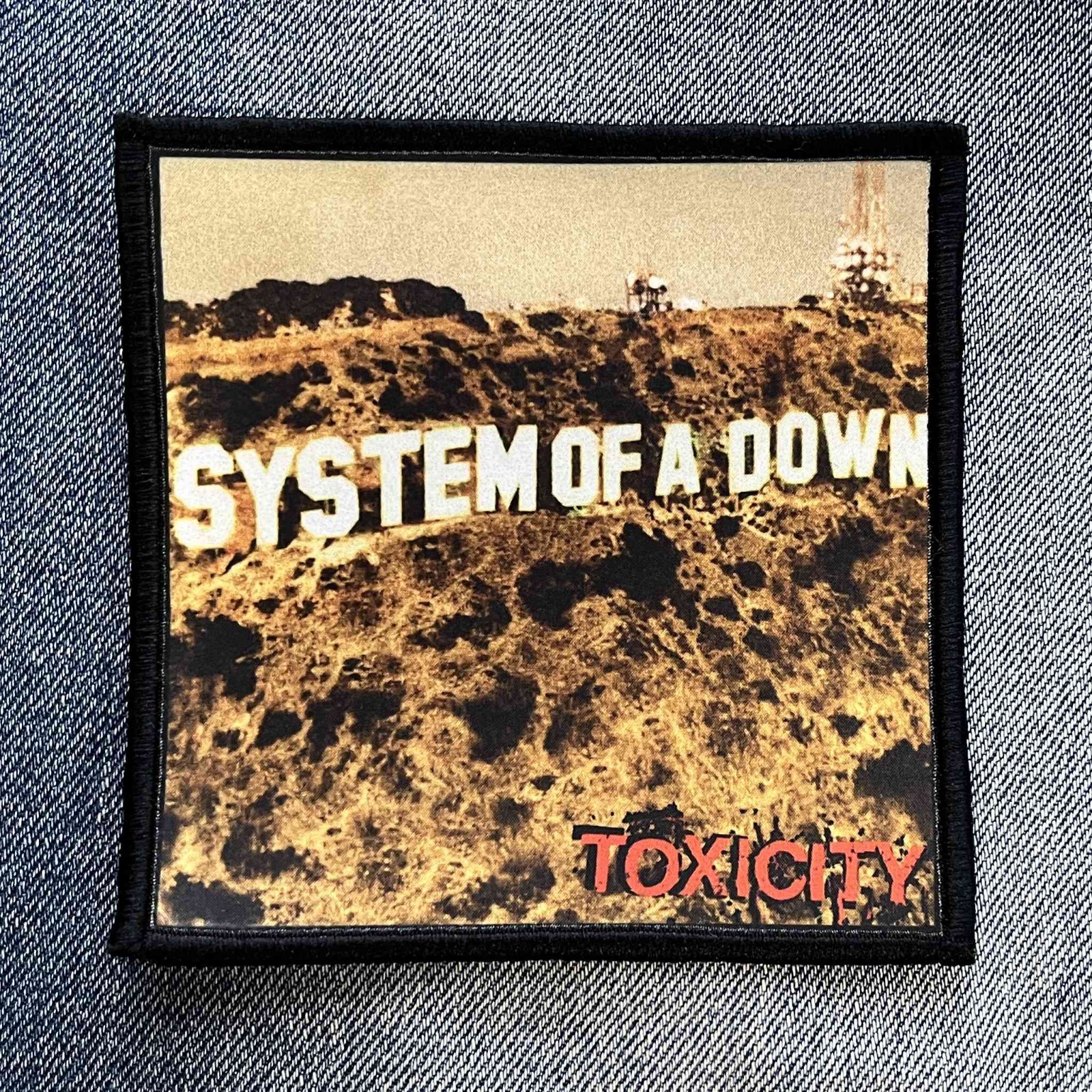 System of a Down Toxicity Patch SoaD Printed Band Logo Heavy Alternative Metal