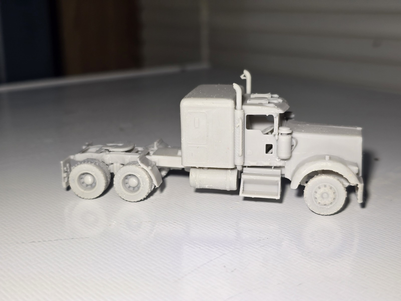 N Scale Kenworth W900L  Flat Top Premium Line Undecorated Kit 3d Printed