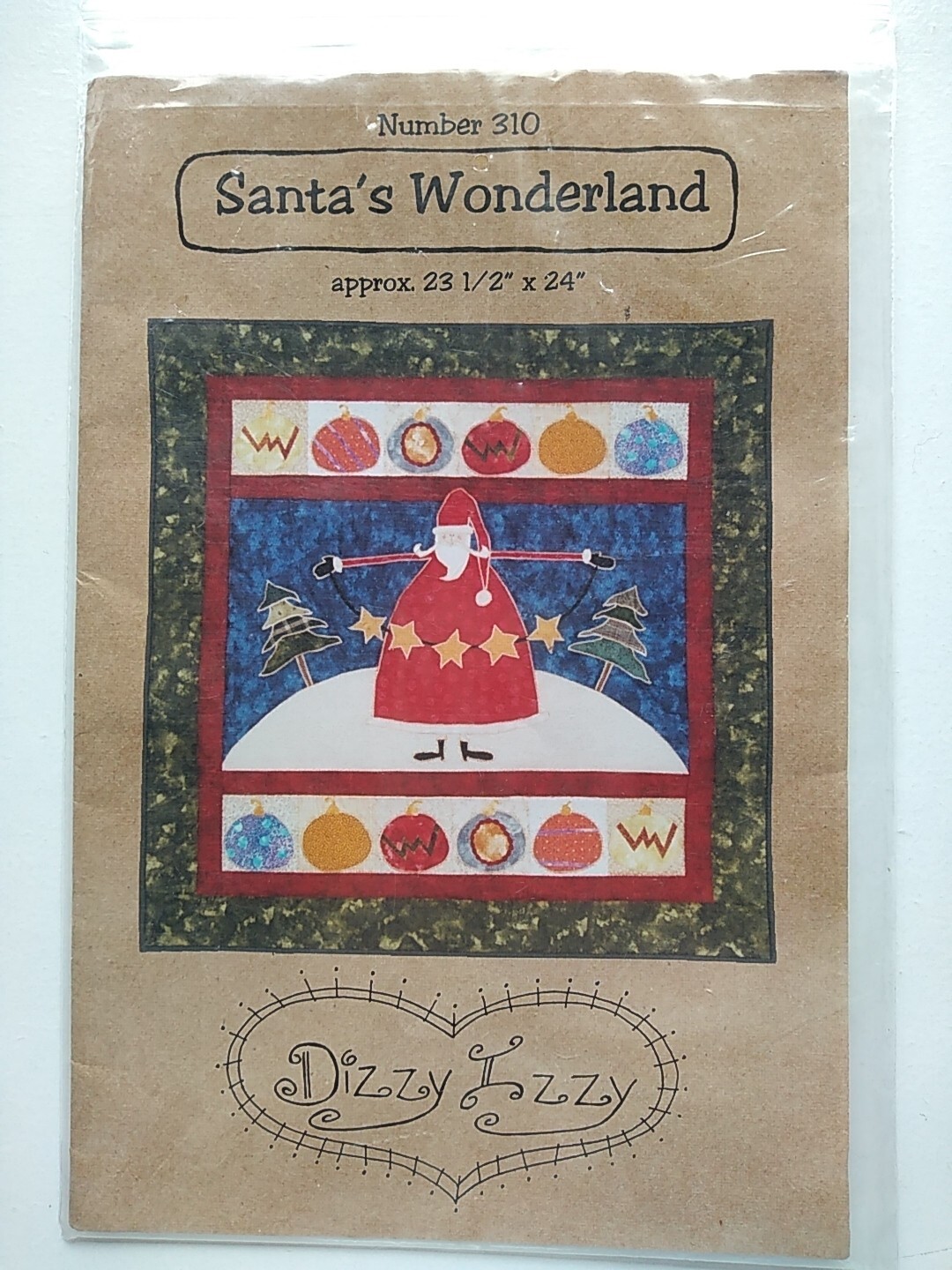 Santa's Wonderland Dizzy Izzy Quilt Pattern 310 Christmas