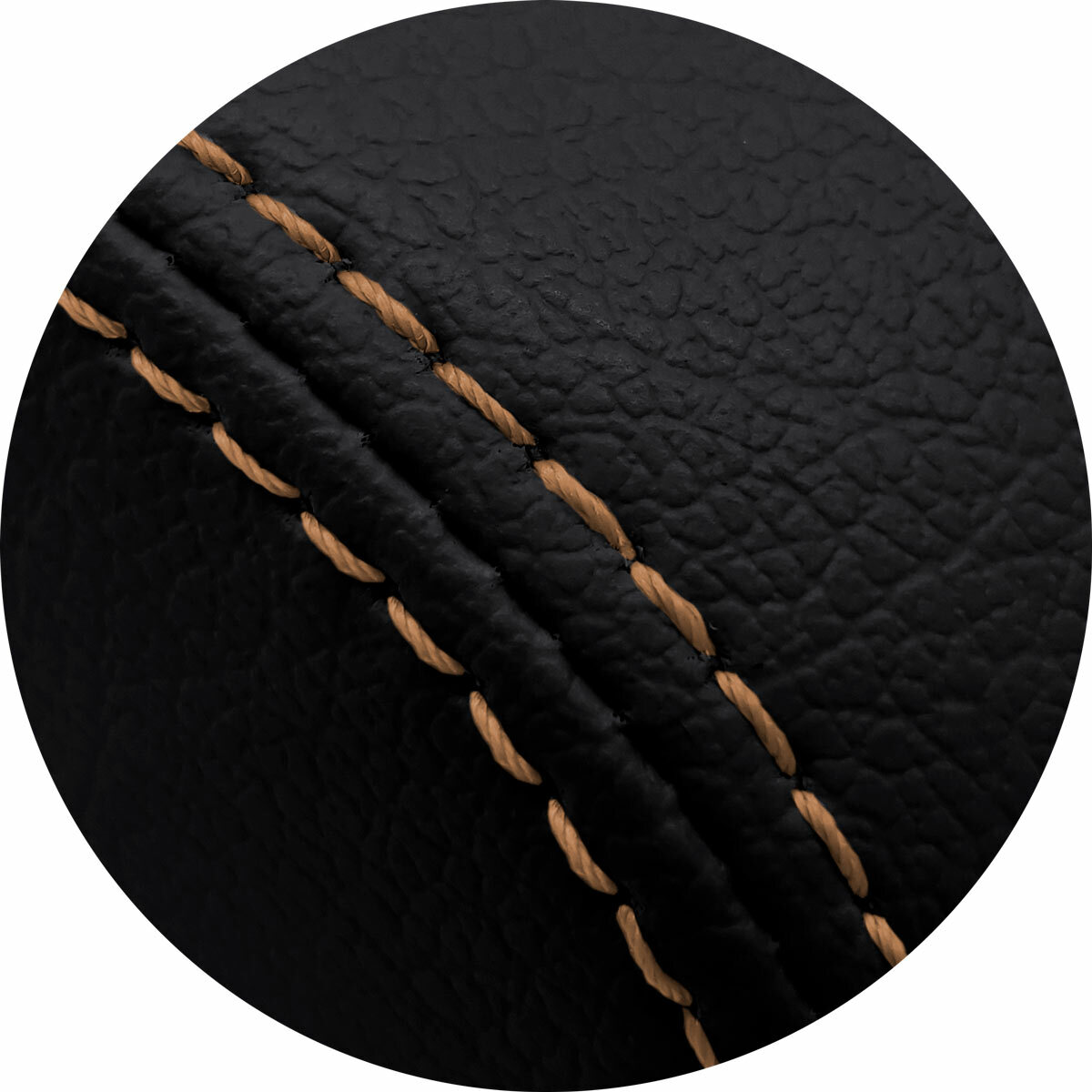 Automatic Shift Boot Cover Leather for Volvo XC90 2003-2014 Black Beige Stitch