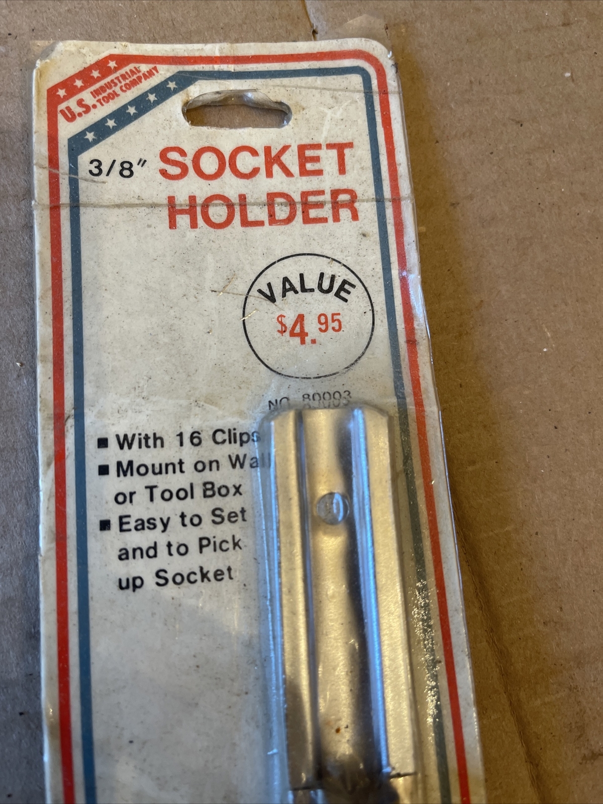 Socket Holder For Wall Mount Or Toolbox