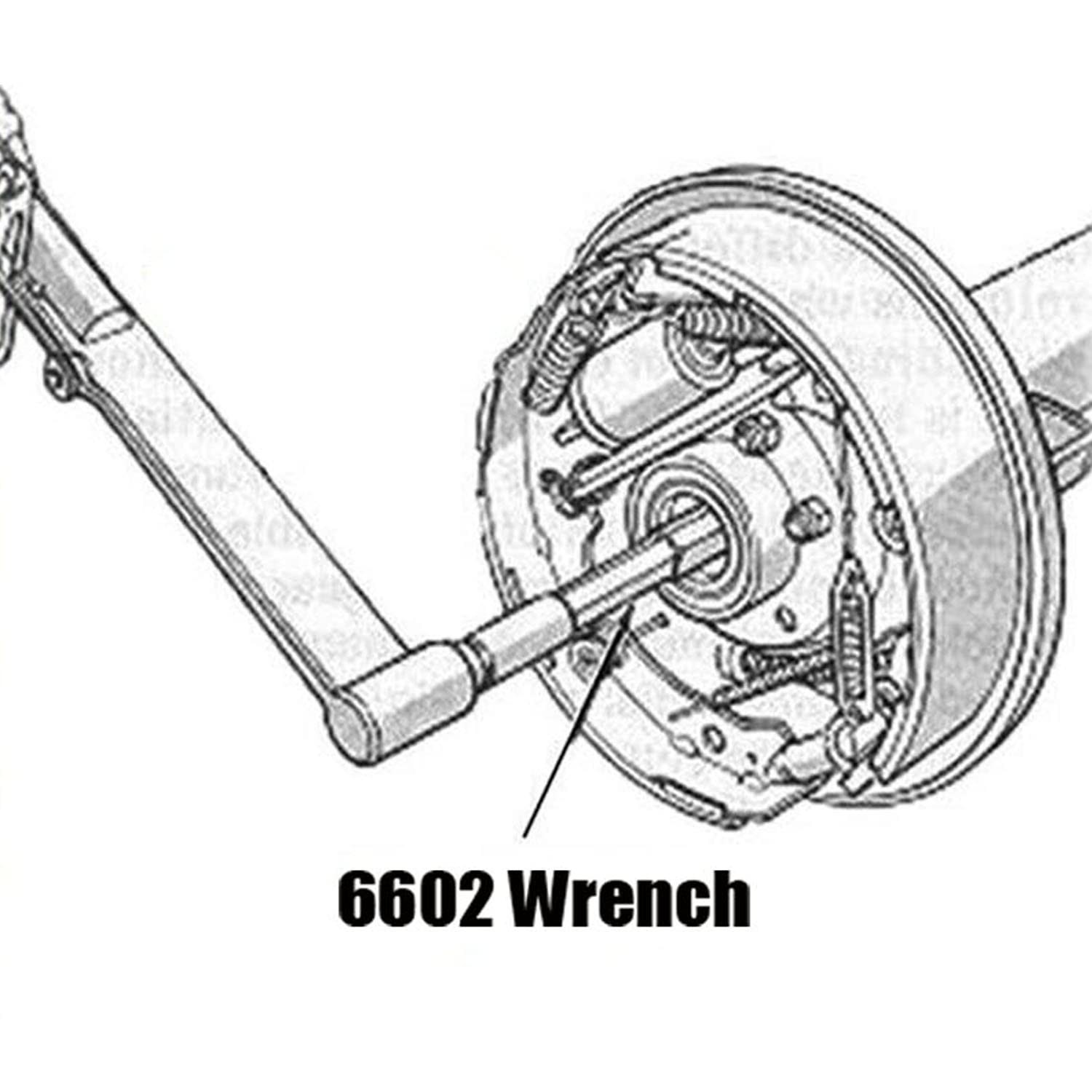 6602 Differential Deflecting Bearing Preload Wrench Compatible for Tool 3