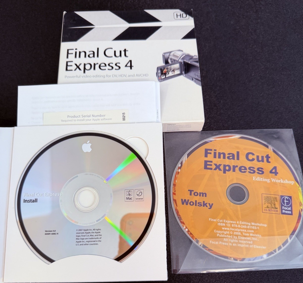 Apple Software Final Cut Express 4 - Retail Version Two Disk