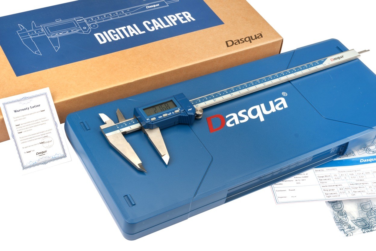 DASQUA 0-300MM/0-12" LARGE SCREEN IP67 DIGITAL CALIPER (2015-1015)