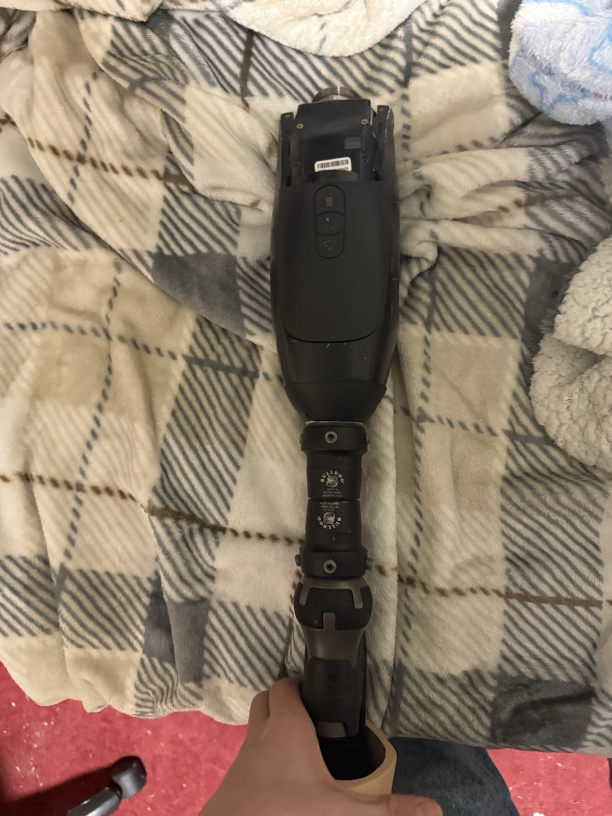 Prosthetic Lower Leg with Prosthetic Foot - Black/Beige