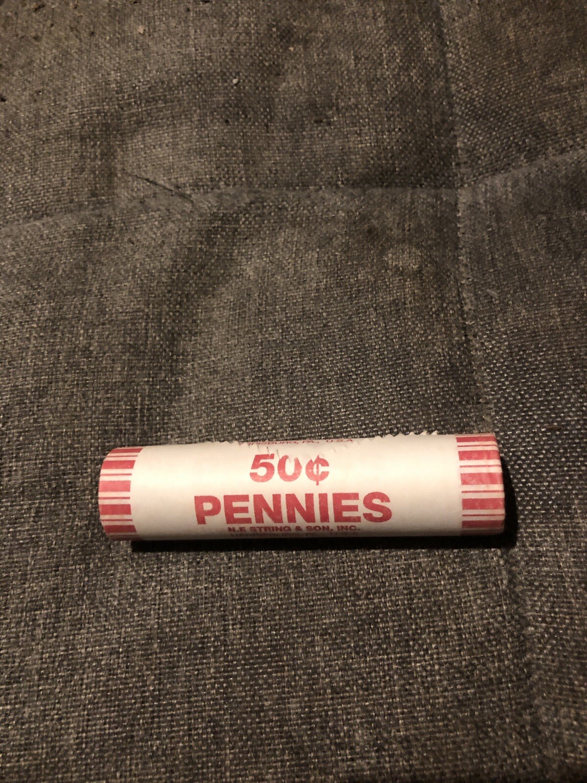 2008-D Lincoln Penny Rolls Brilliant Uncirculated NF String Rolls Mint