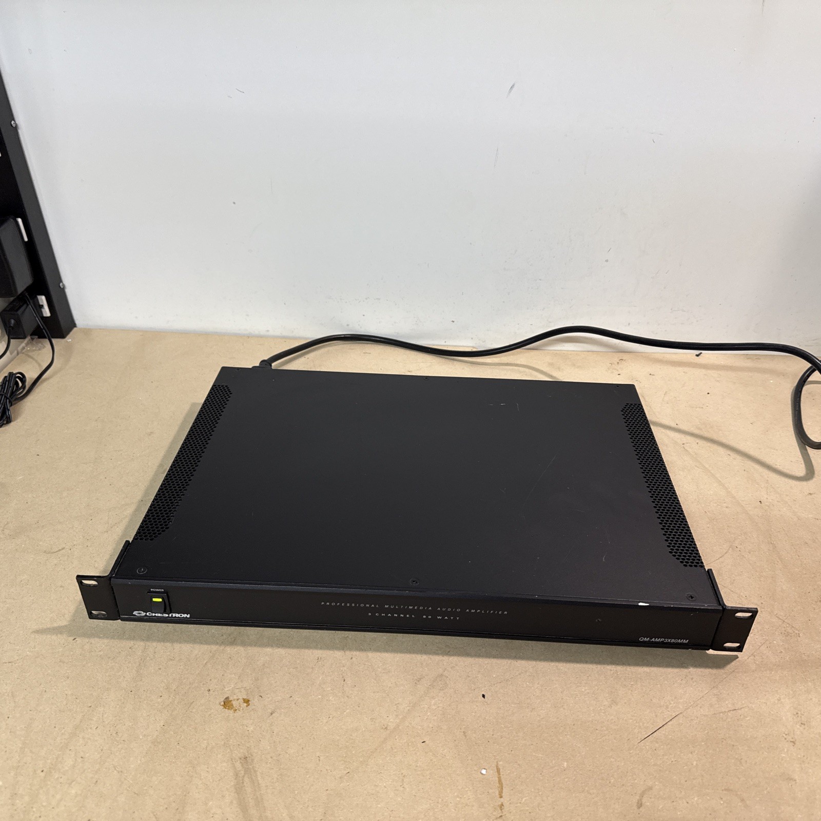 Crestron QM-AMP3X80MM Professional Multimedia Audio Amplifier 3 Channel 80 Watt