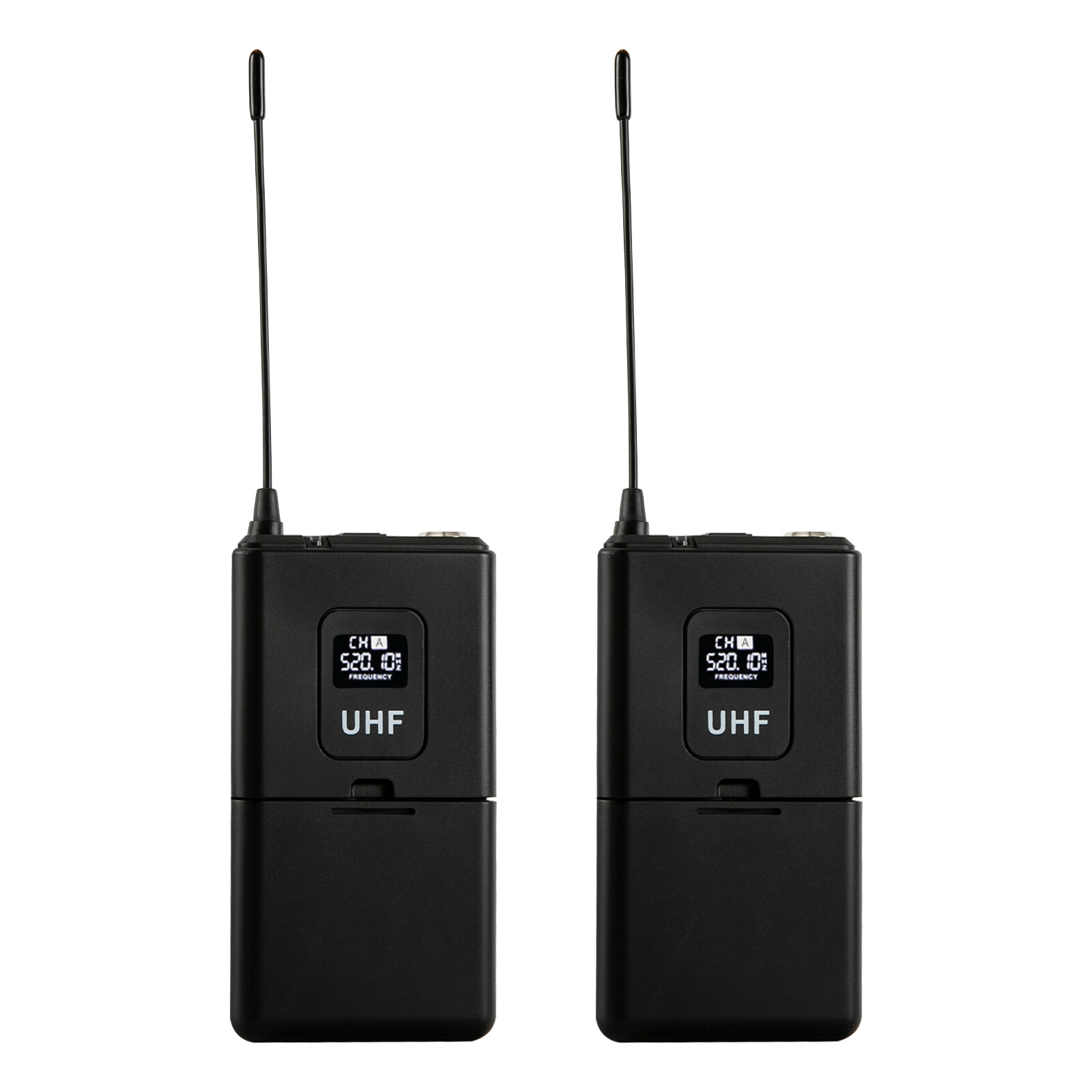 6-8 H Rectangular Cordless Wireless Microphone System 4 Channels for Conference