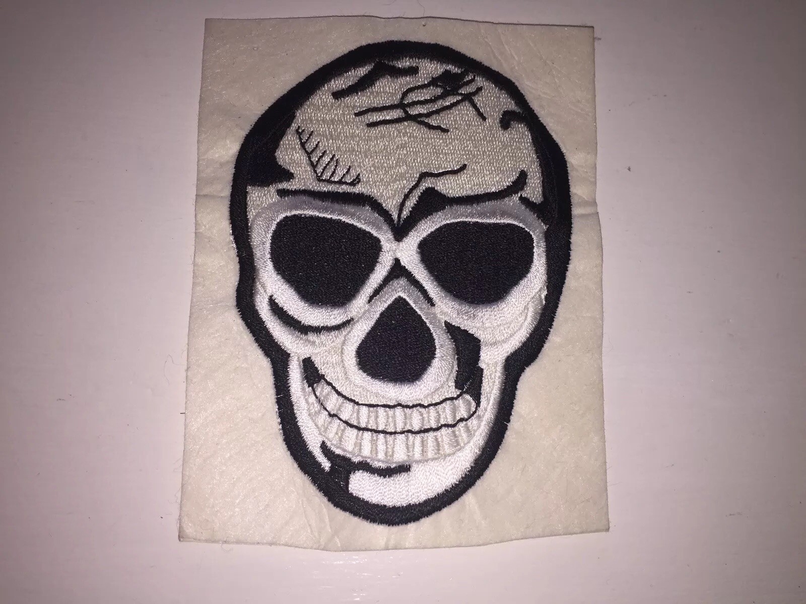 Skull Patch Biker Motircycle Jacket