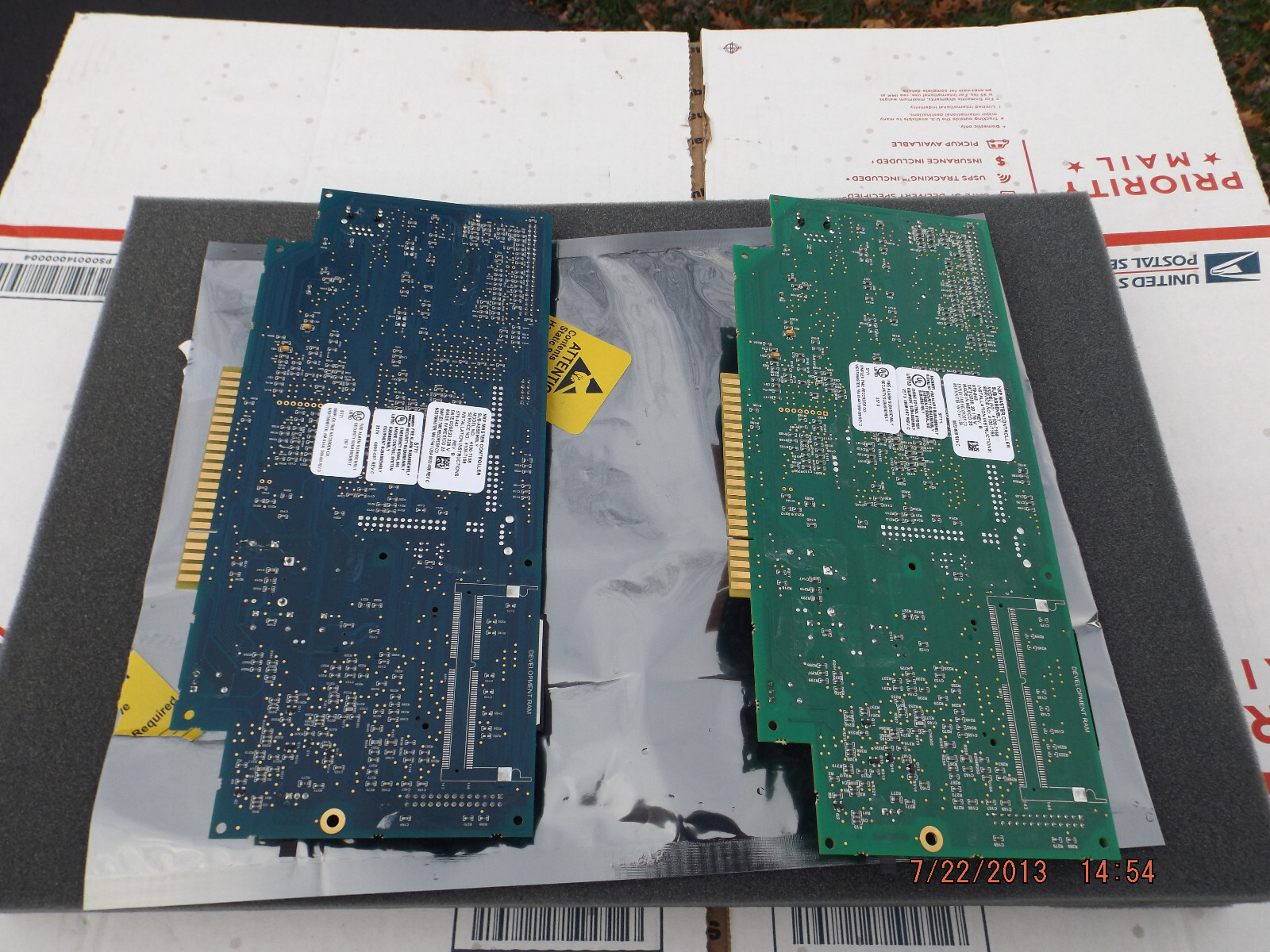 (1) **Used** Simplex 4100-7158 NPX Master Controller CPU Card 566-719 K