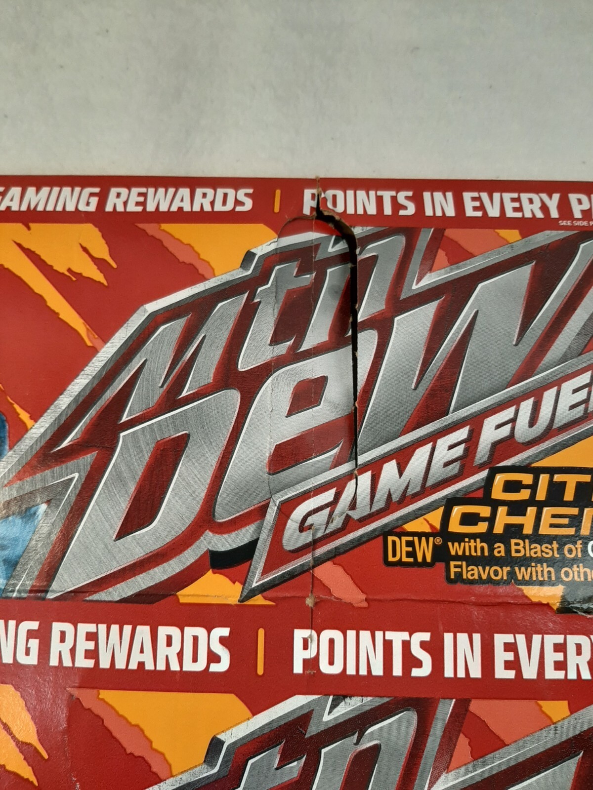EMPTY 2024 Mountain Dew Mtn Dew Citrus Cherry 12 Pack Box ONLY Opened Flat