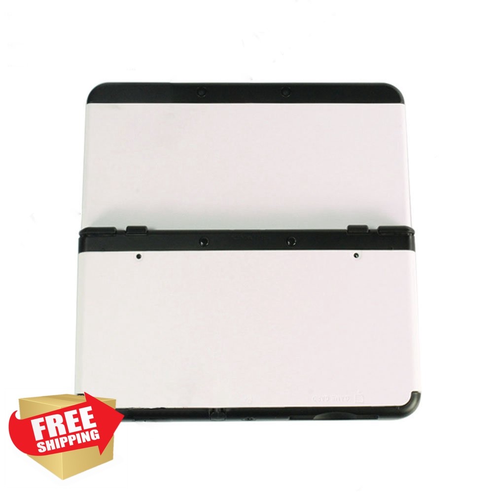 Ambertown New 3DS Front Back Faceplate White