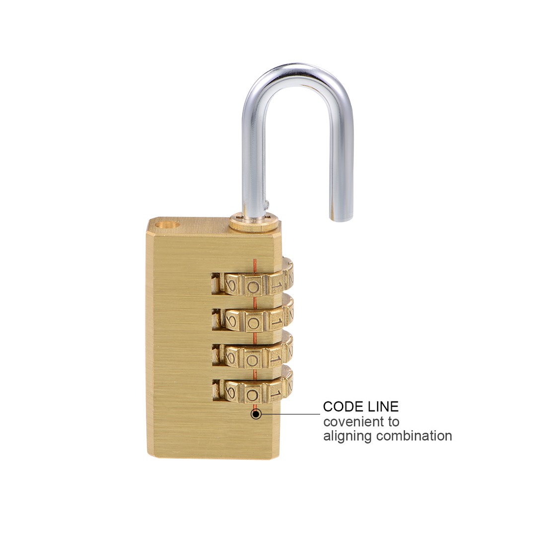 4 digits combination lock brass locks 5mm cricket diameter 2pcs