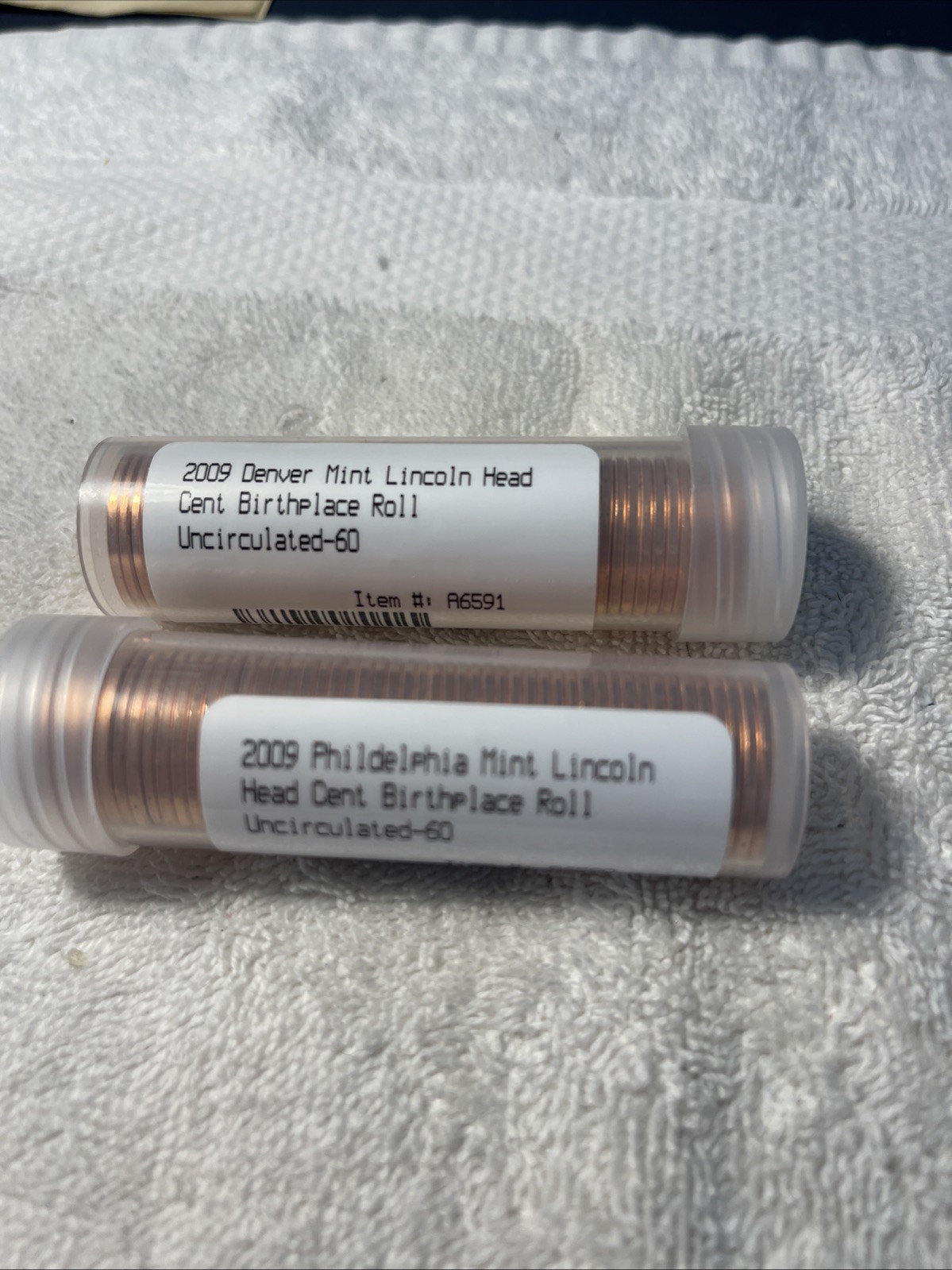 2009 P & D Lincoln Birthplace Cent US Mint - 100 coins Tubed -