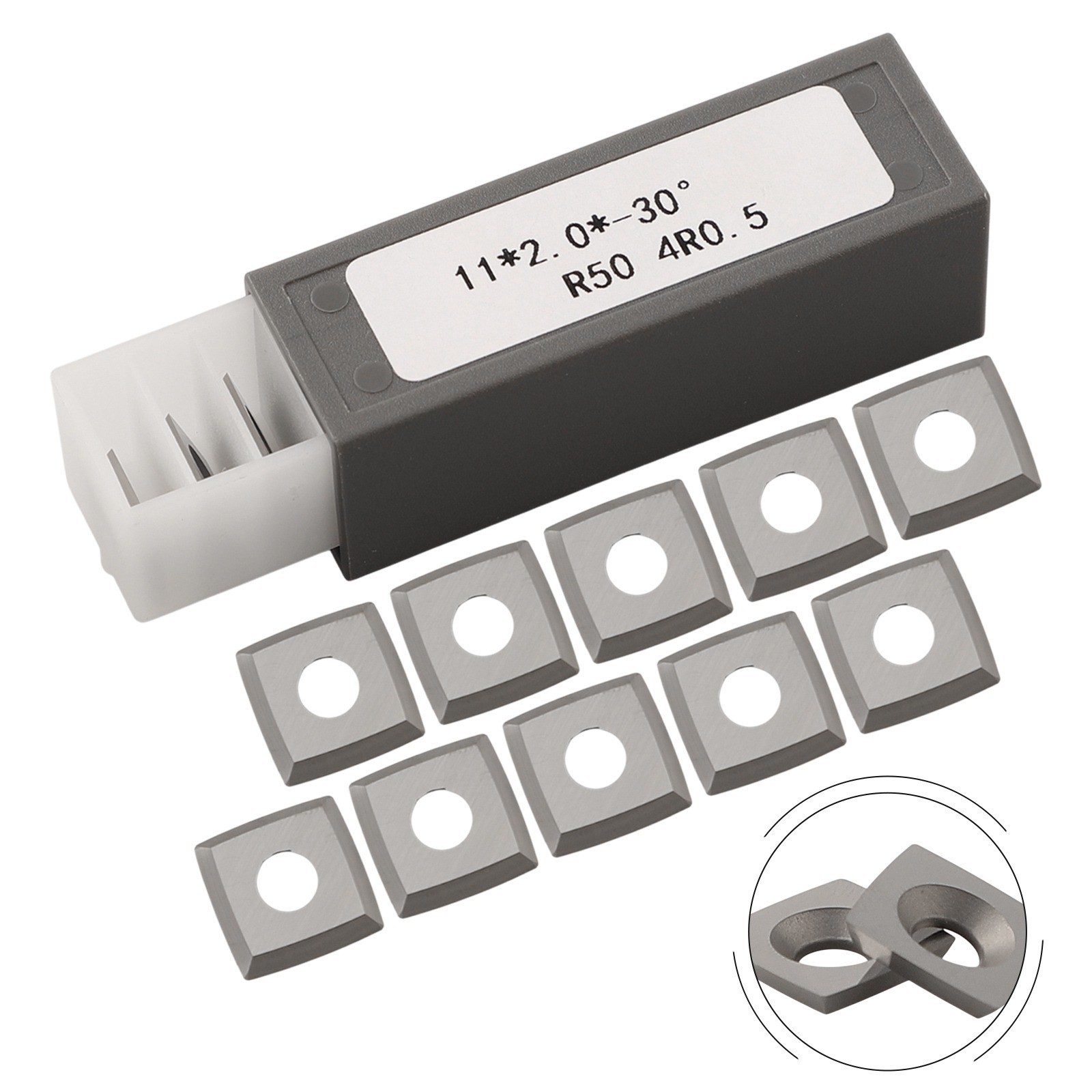 Carbide Tool Inserts 10pcs 11mm x 11mm x 2 0mm for Cutting Applications