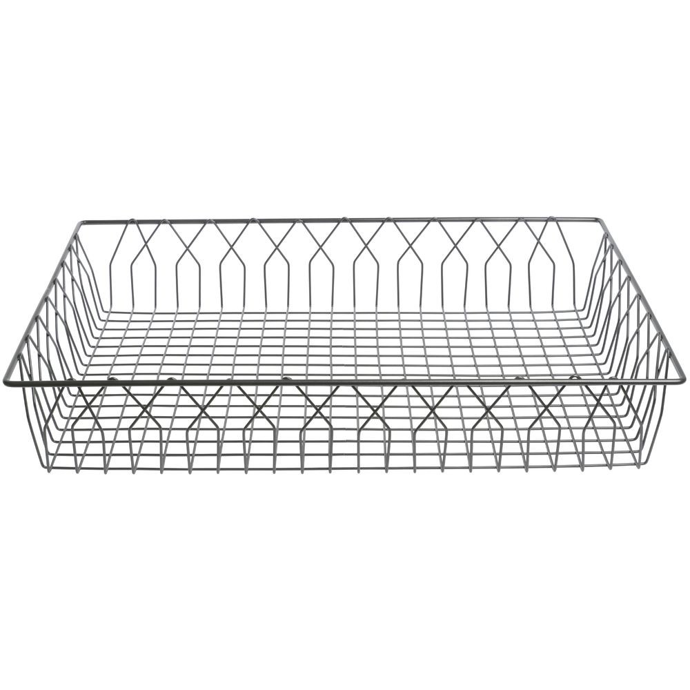 HUBERT® Wire Display Basket Pastry Tray Bakery Basket Rectangular Nickel