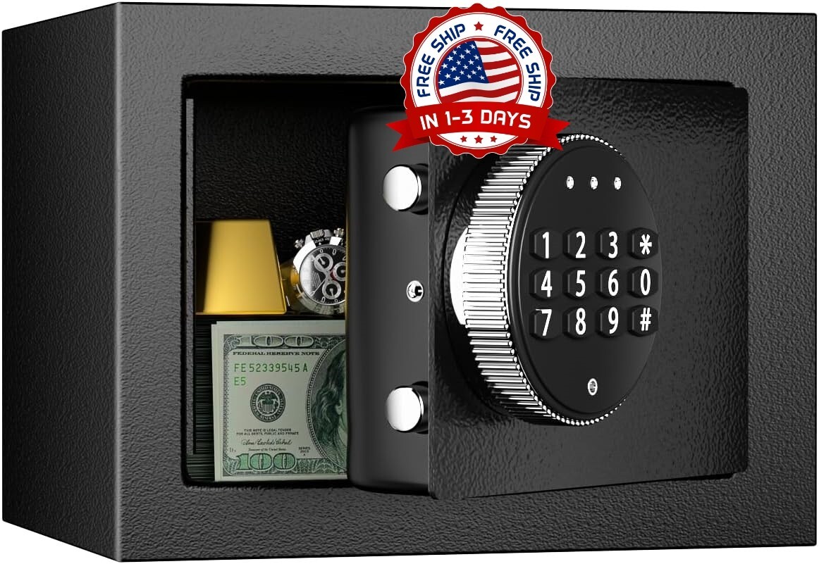 Cajas Fuertes Digitales Caja Fuerte Grandes De Seguridad Contra Fuego Dinero NEW