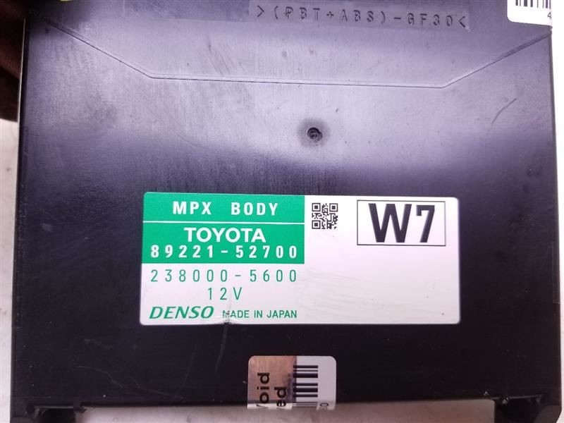 16-17 TOYOTA PRIUS C MULTIPLEX NETWORK CONTROL MODULE ECM ASSEMBLY
