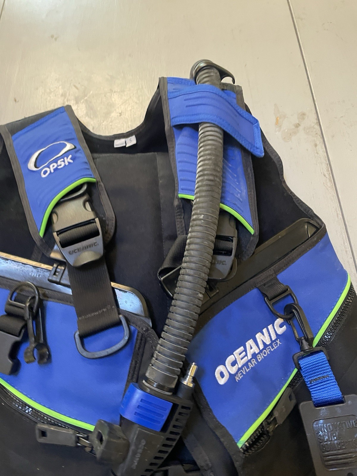Oceanic Pro5k BCD Bioflex Scuba Used Size Small