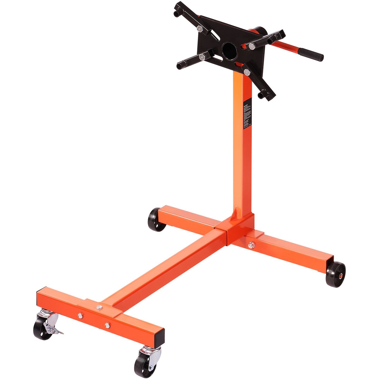 750 Lbs Engine Motor Stand 4 Caster Cast Iron 360 Rotating Adjustable Arms