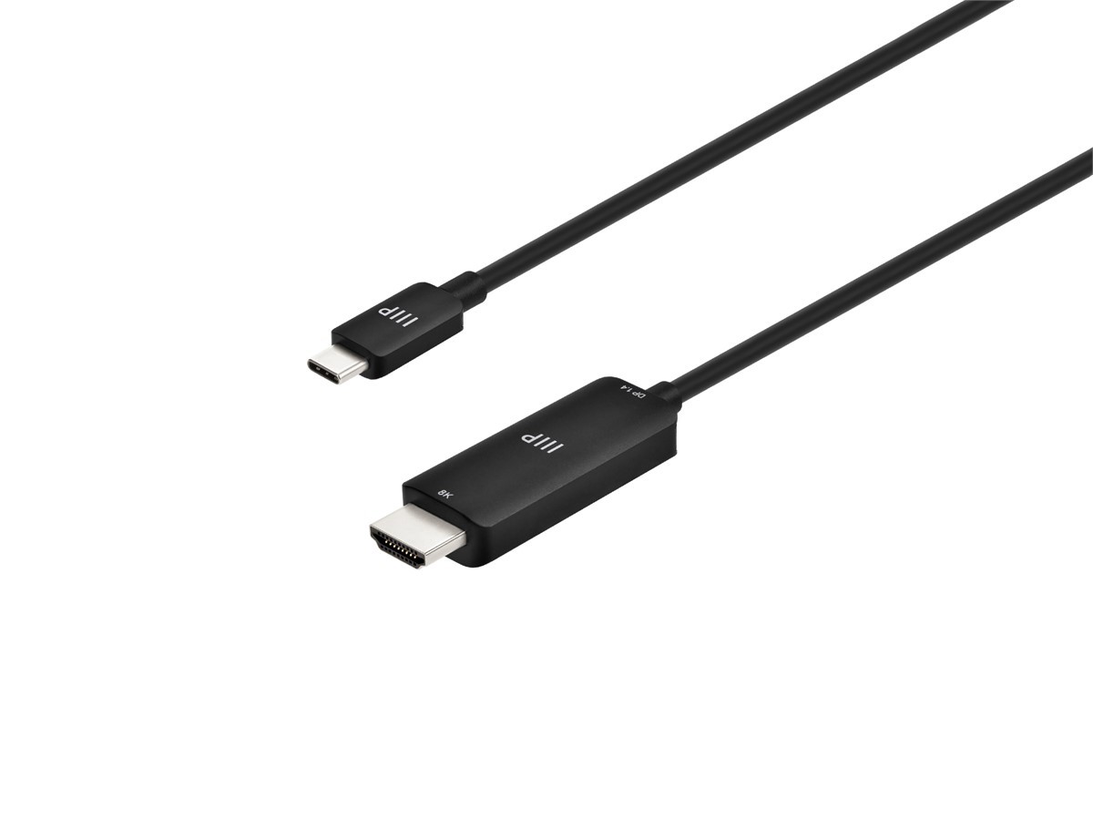 Monoprice USB-C to HDMI 2.1 Active Cable - 8K60Hz, Ultra High-Speed, 3ft, Black