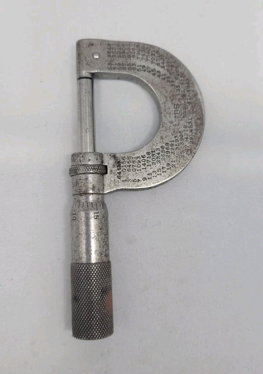 Brown & Sharp Micrometer No. 8 Outside Made In USA Tools Measuring