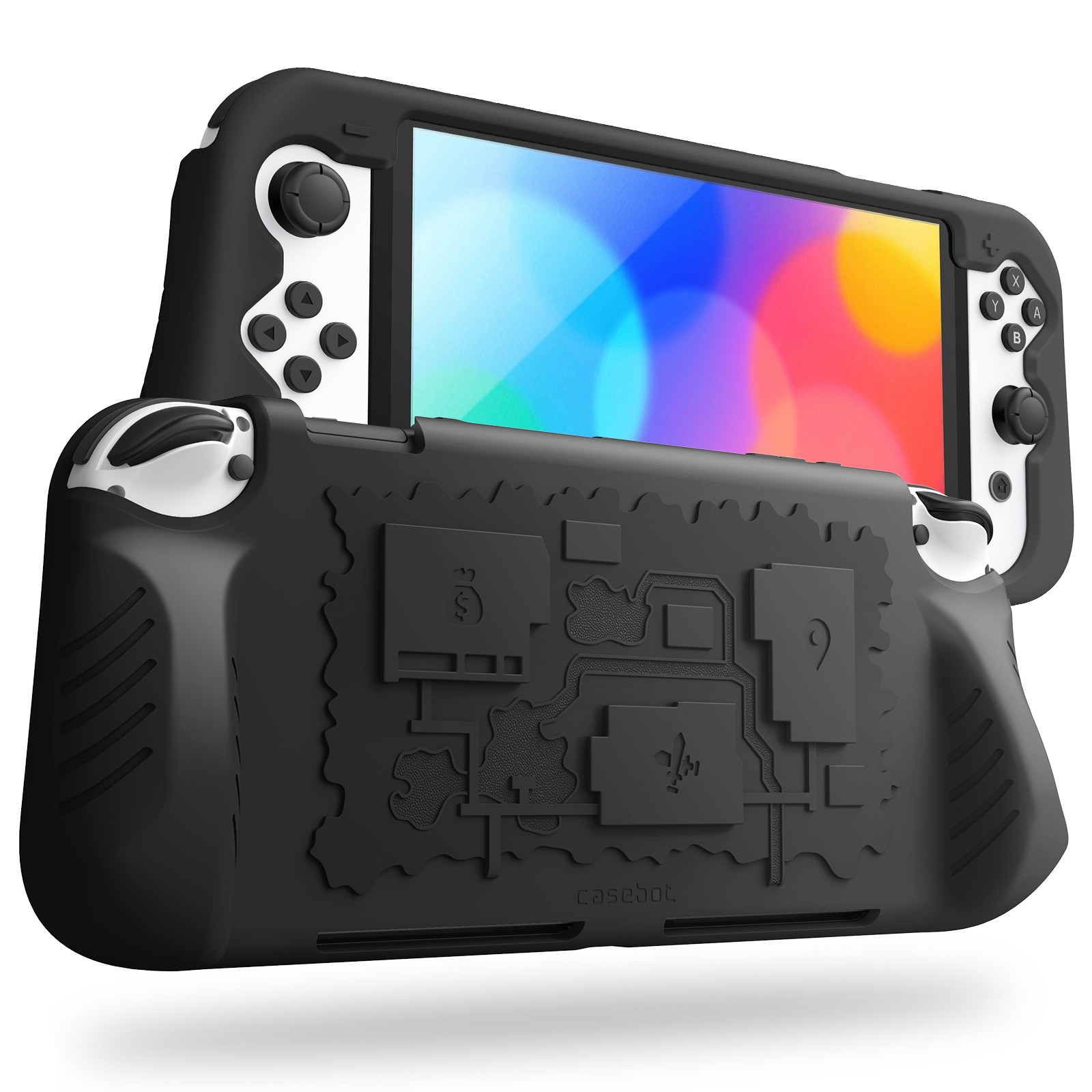 Soft Silicone Case for Nintendo Switch OLED Model Shockproof Protective Cover