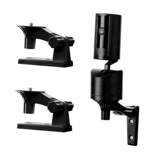 2 Pack Adjustable Wall Mount Compatible with Ring Pan-Tilt Indoor Camera Black