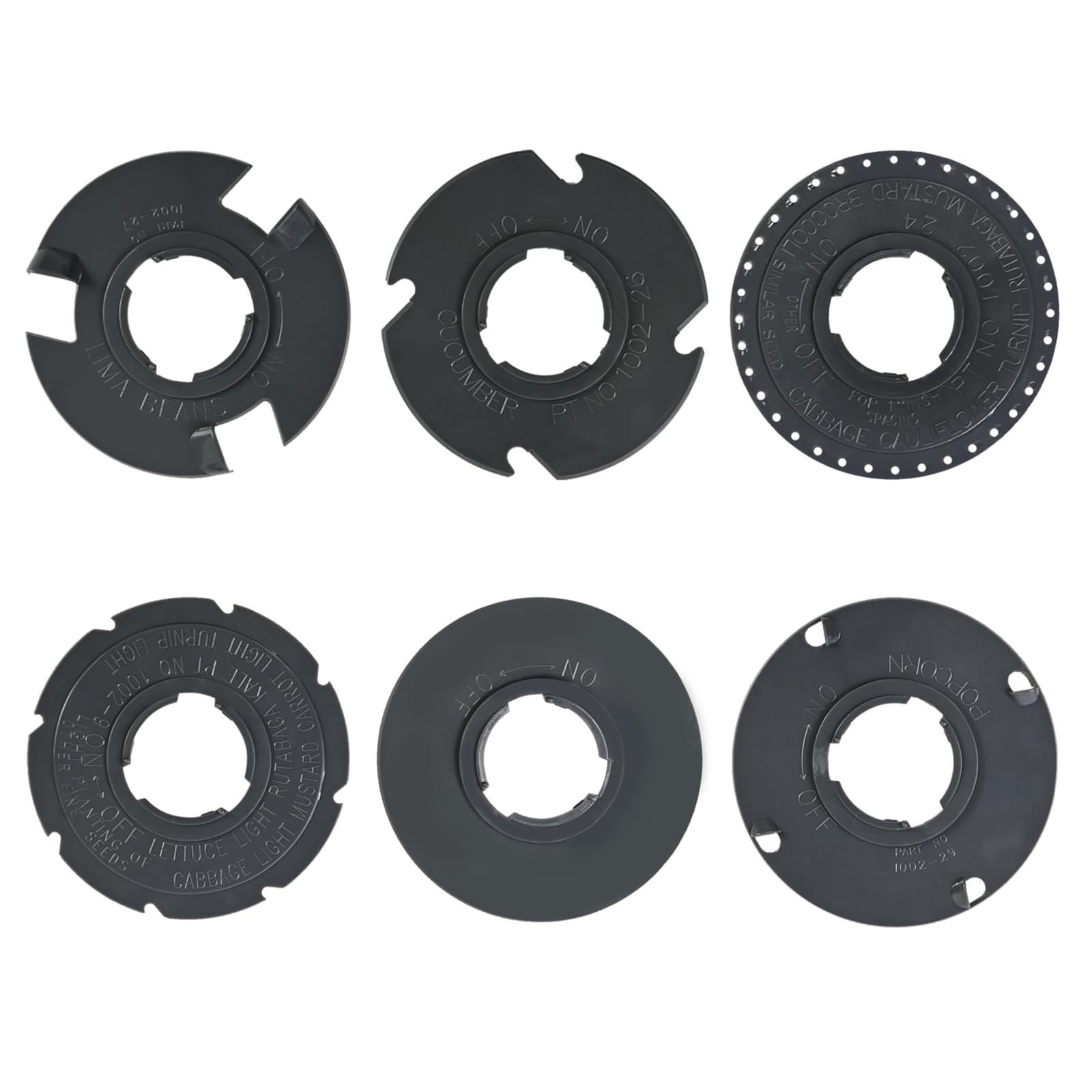 60010 Optional Seed Plate Set Fits EarthWay 1001-B Garden Seeder Contains Light