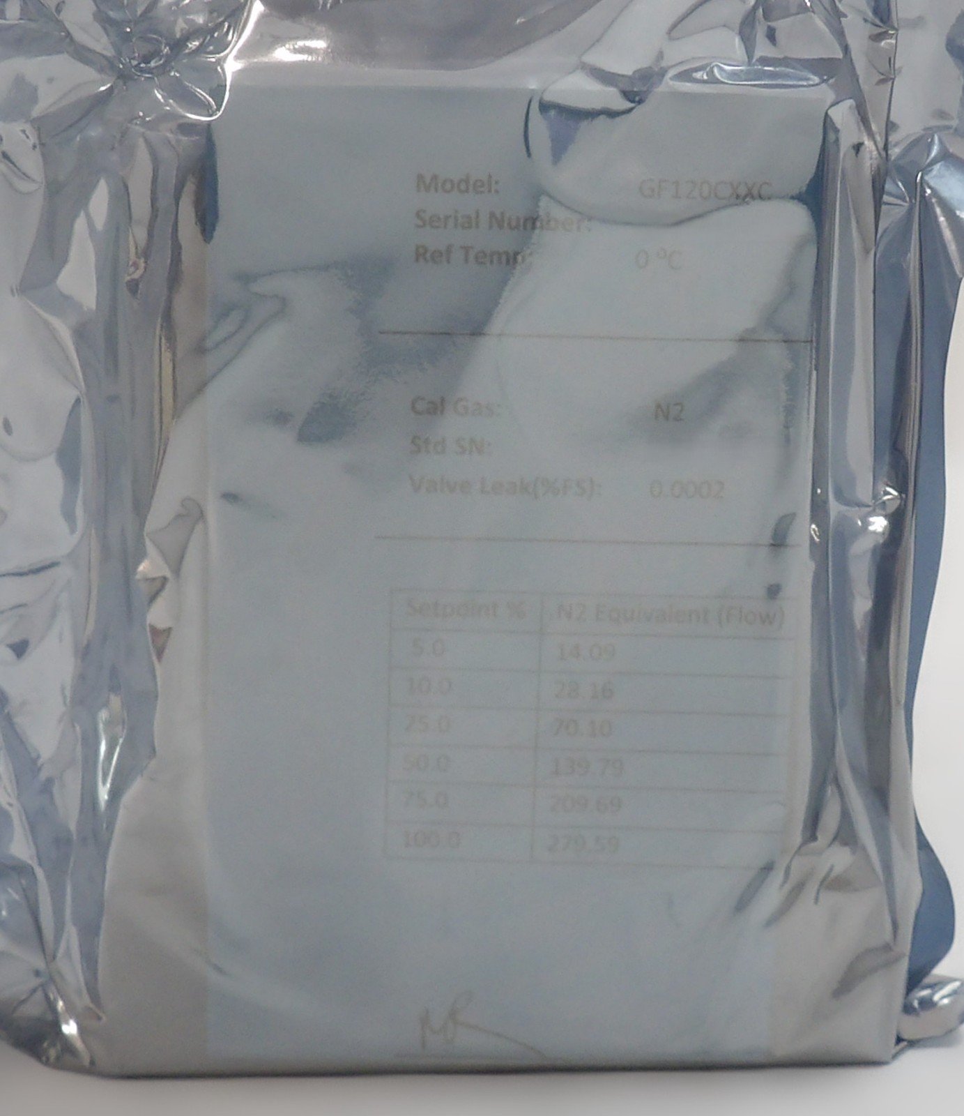 Brooks Instrument GF120C-109809 Mass Flow Controller MFC 200 SCCM O2 New