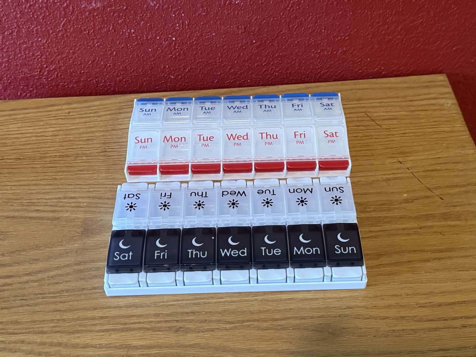 Weekly Pill Organizers Lot Of 2