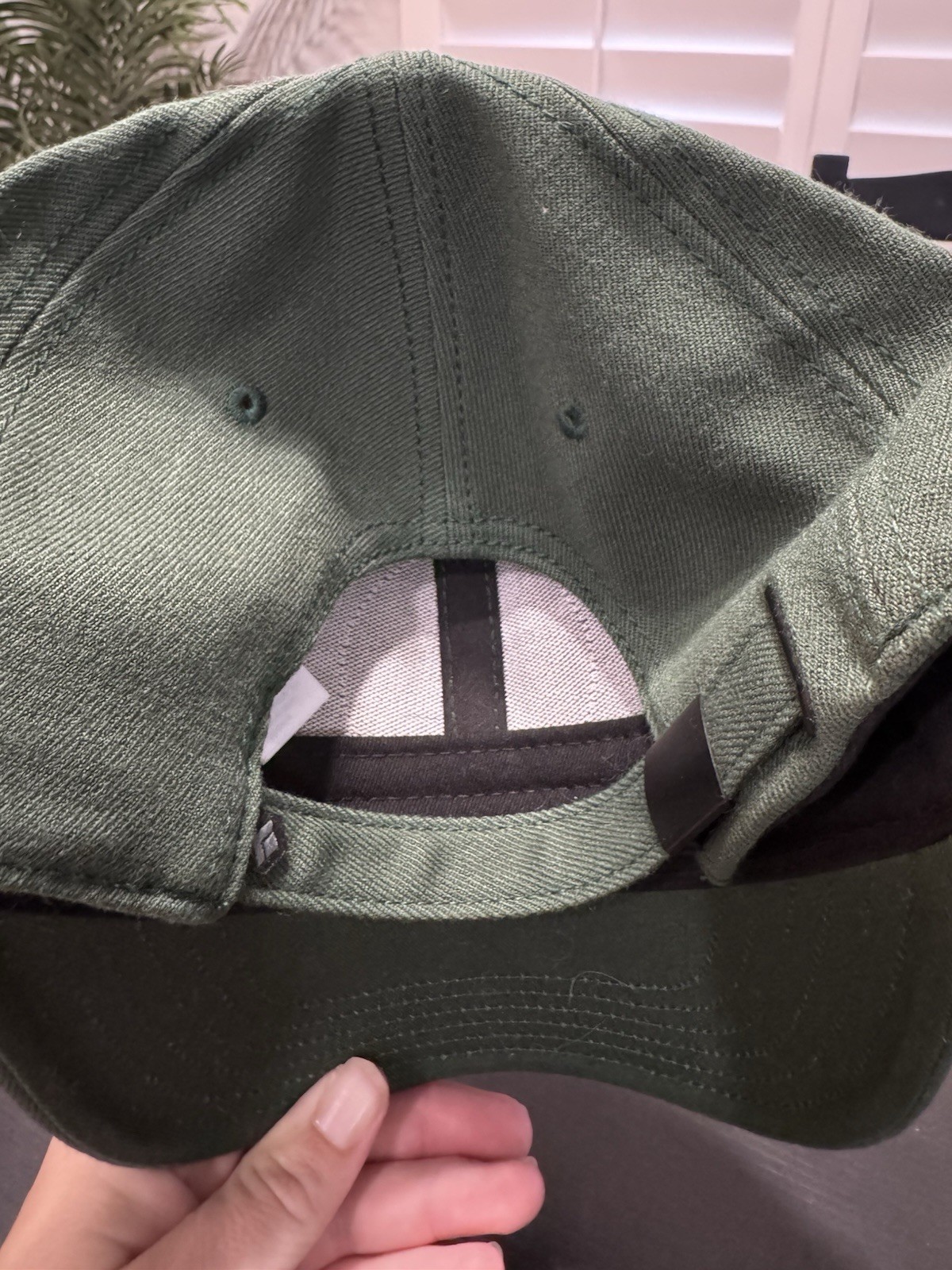 Black Diamond Green Cotton Baseball Cap Adjustable Outdoor Equipment
