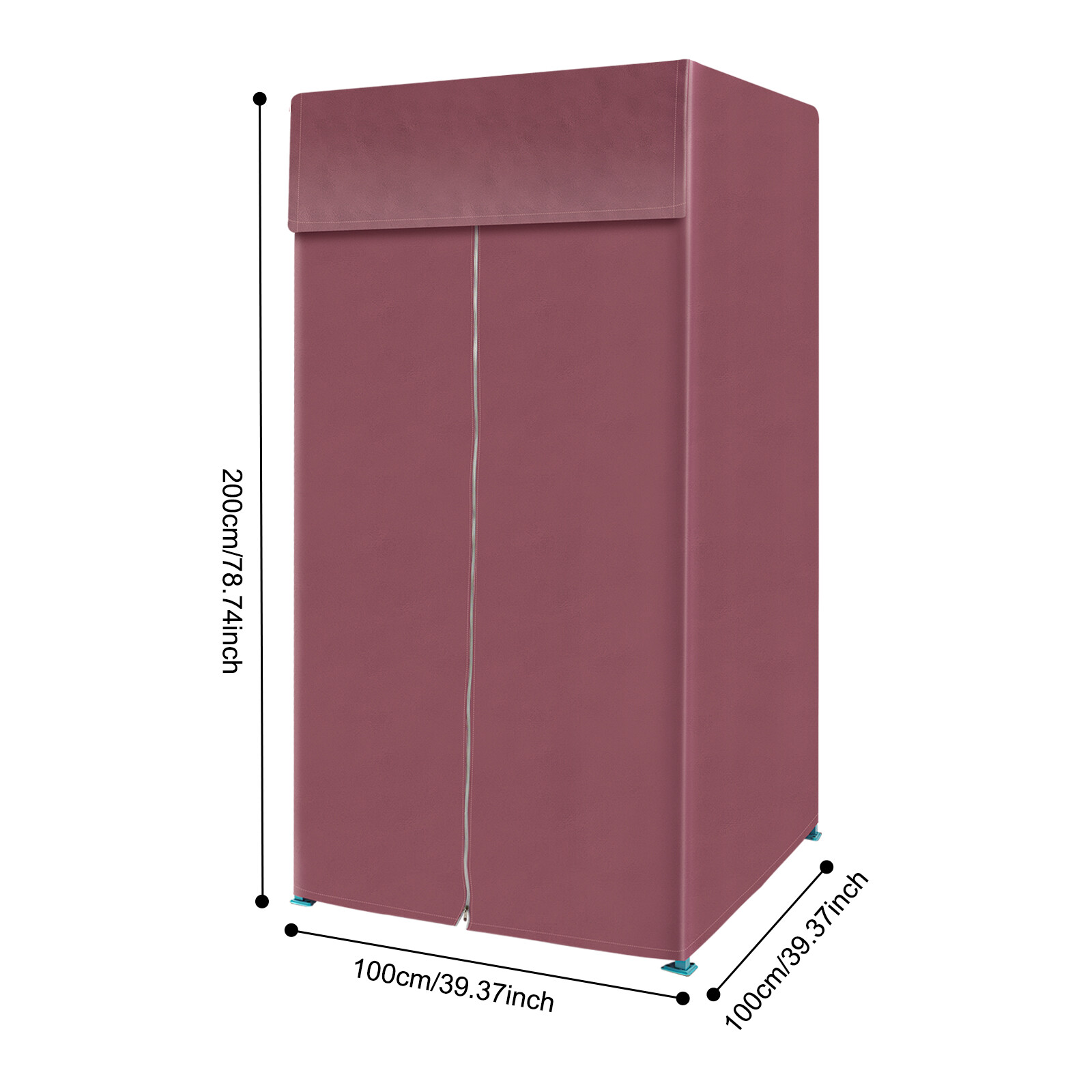 Portable Clothing Store Fitting Room Foldable Changing Dressing Room 100 x 200cm